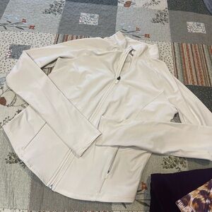 Old Navy Women's Light Cream Utility Jacket